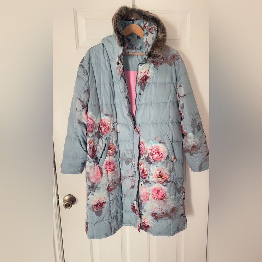 Sundance Light Blue Puffer Jacket